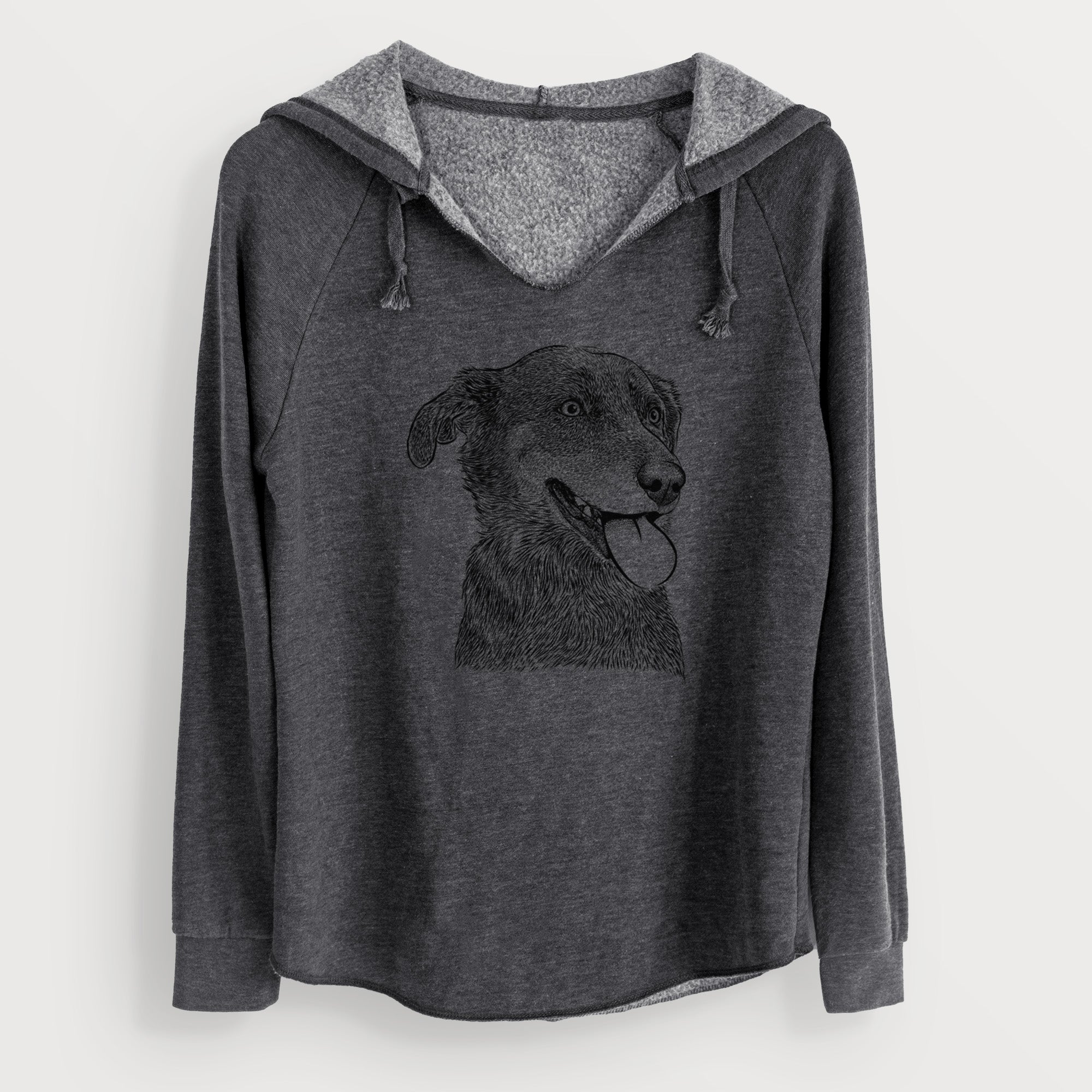Bare Daisy the Australian Shepherd Mix - Cali Wave Hooded Sweatshirt