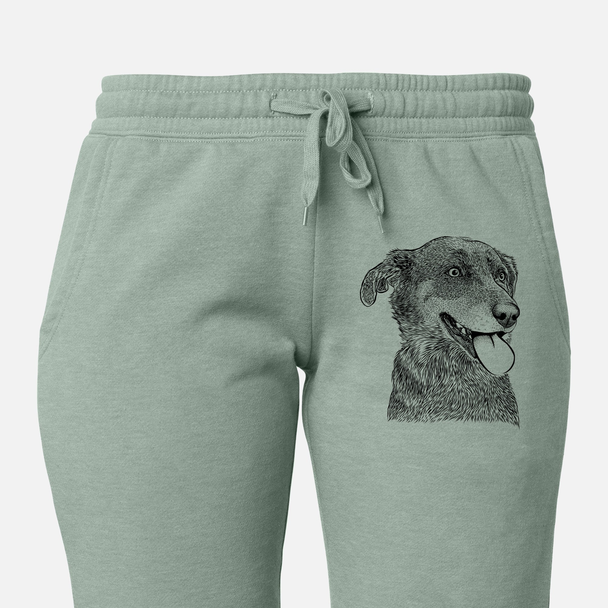 Daisy the Australian Shepherd Mix - Women's Cali Wave Joggers