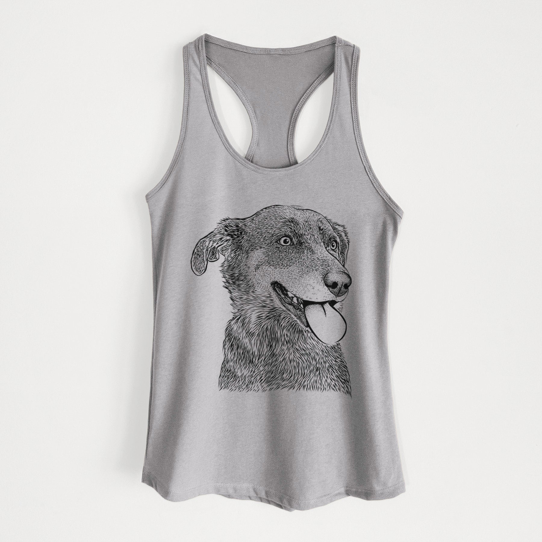 Daisy the Australian Shepherd Mix - Women's Racerback Tanktop