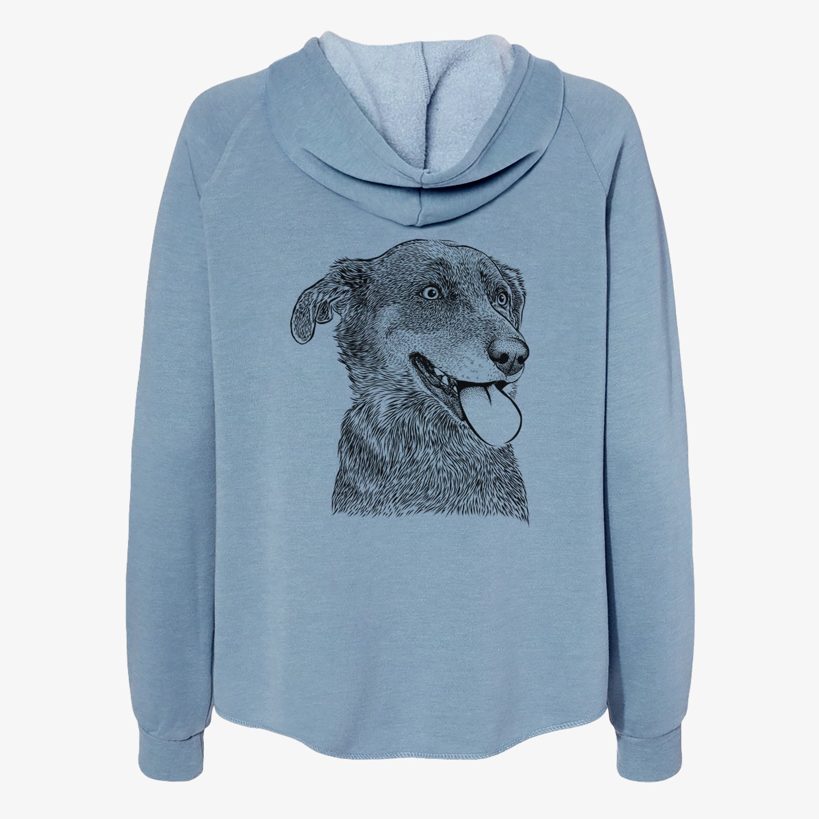 Daisy the Australian Shepherd Mix - Women's Cali Wave Zip-Up Sweatshirt