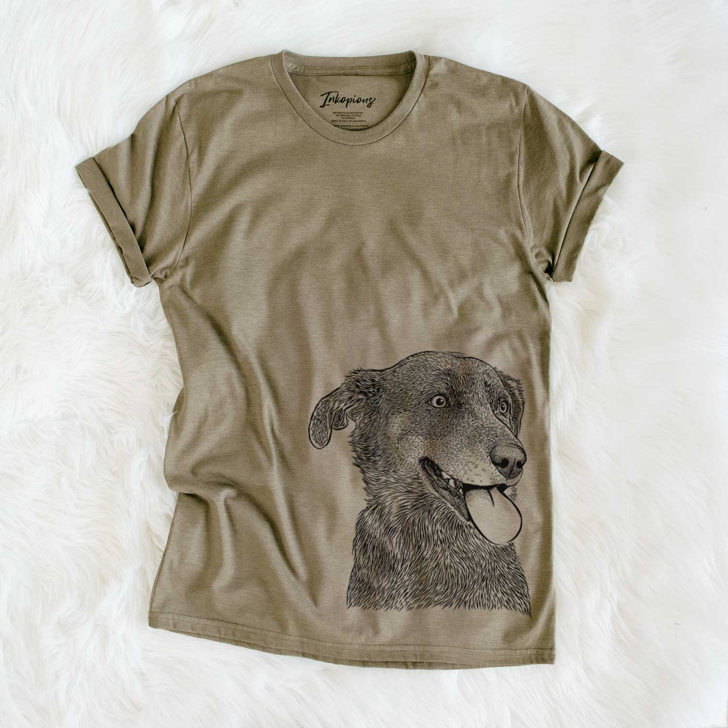 Bare Daisy the Australian Shepherd Mix - Unisex Crewneck