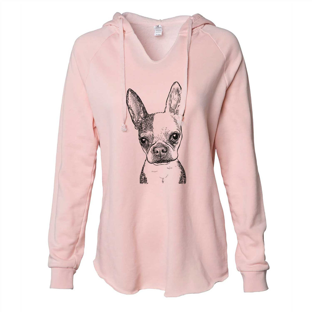 Daisy the Boston Terrier - Cali Wave Hooded Sweatshirt