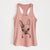 Daisy the Boston Terrier - Women's Racerback Tanktop