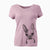 Bare Daisy the Boston Terrier - Women's V-neck Shirt