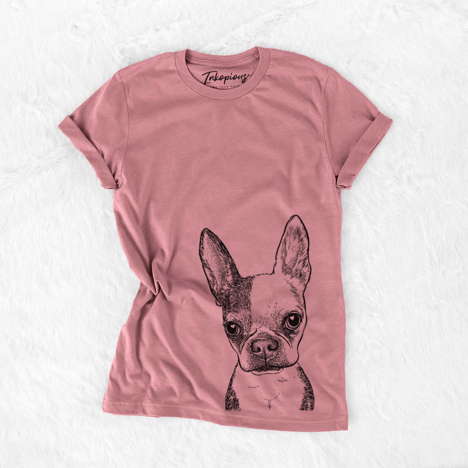 Bare Daisy the Boston Terrier - Unisex Crewneck