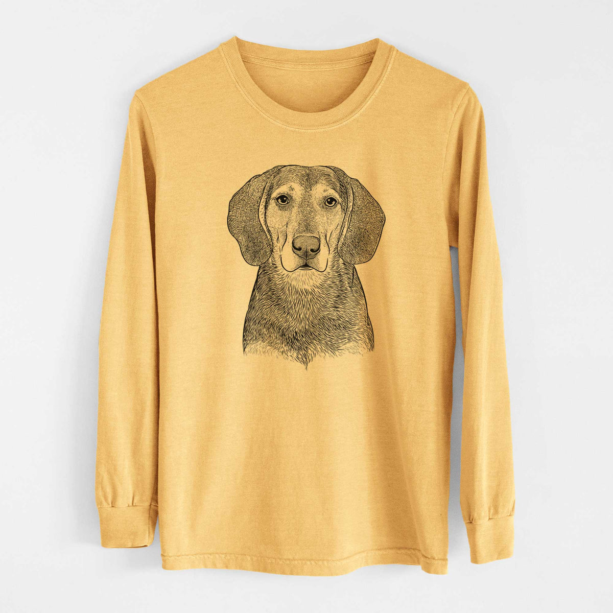 Bare Daisy the Hound Mix - Heavyweight 100% Cotton Long Sleeve