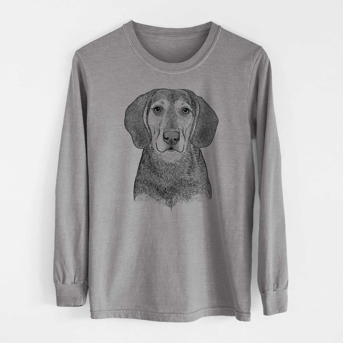 Bare Daisy the Hound Mix - Heavyweight 100% Cotton Long Sleeve