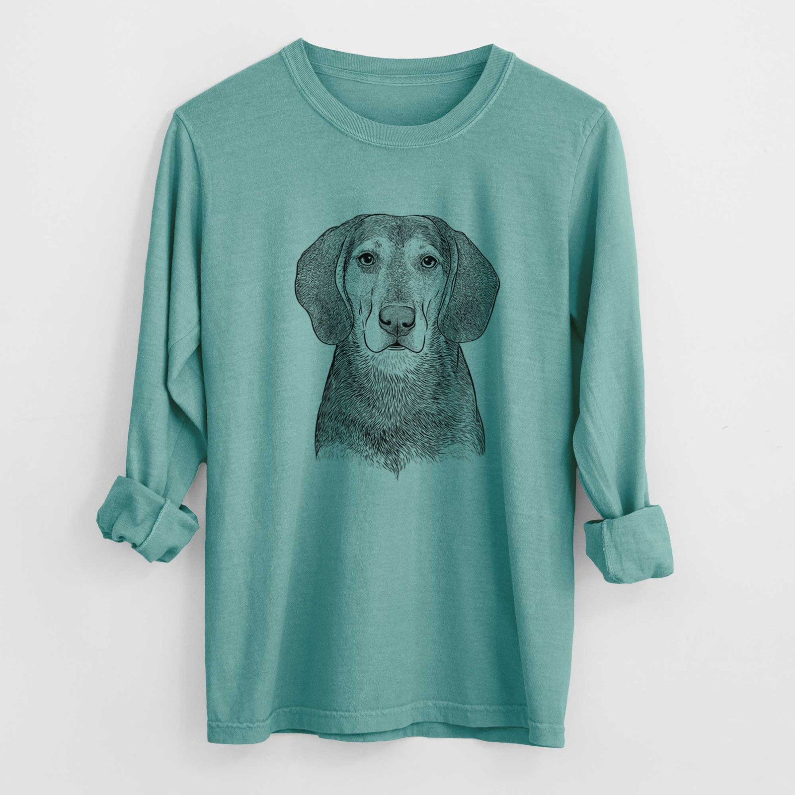 Bare Daisy the Hound Mix - Heavyweight 100% Cotton Long Sleeve