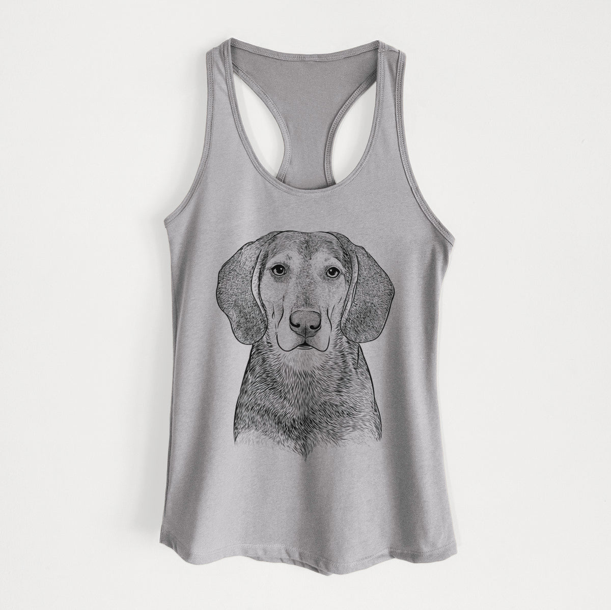 Daisy the Hound Mix - Women&#39;s Racerback Tanktop