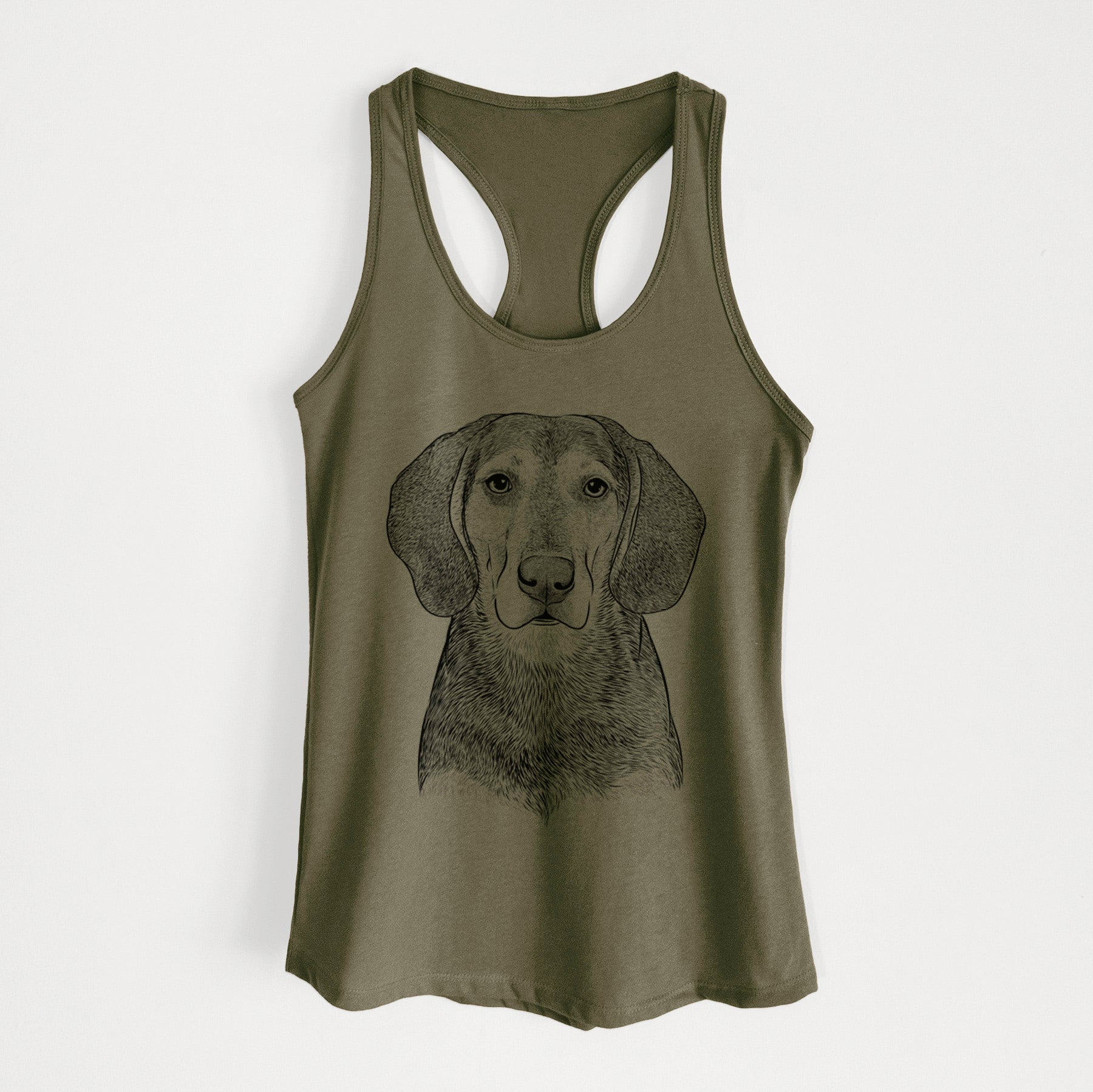 Daisy the Hound Mix - Women's Racerback Tanktop