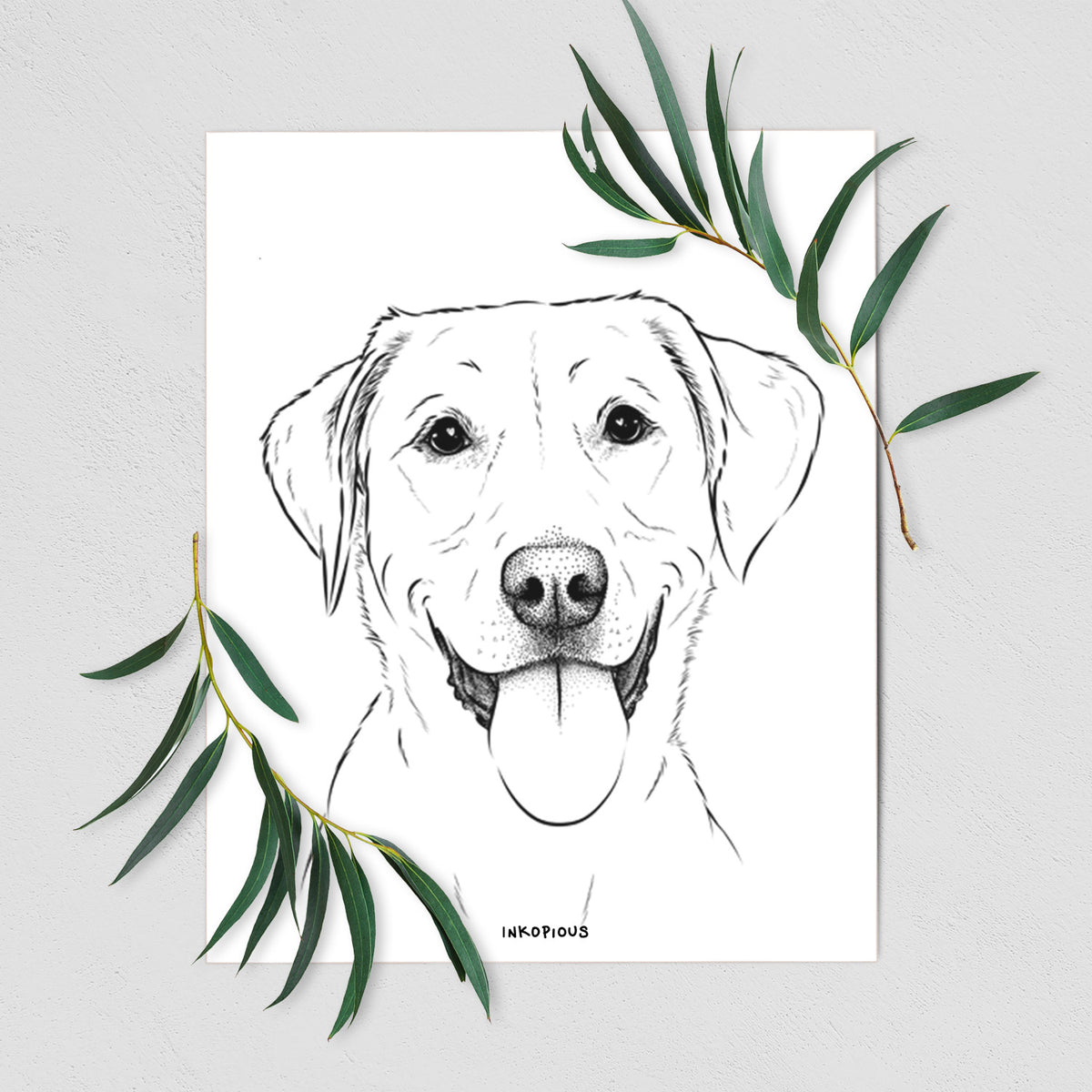 Daisy the Labrador Retriever Art Print