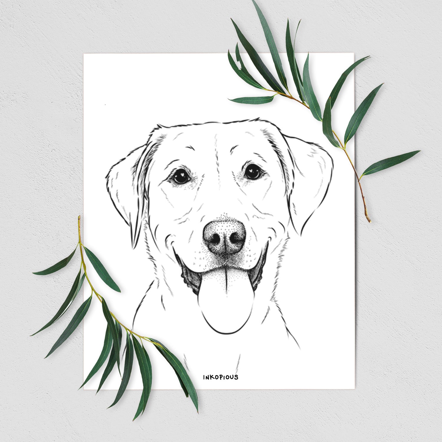 Daisy the Labrador Retriever Art Print