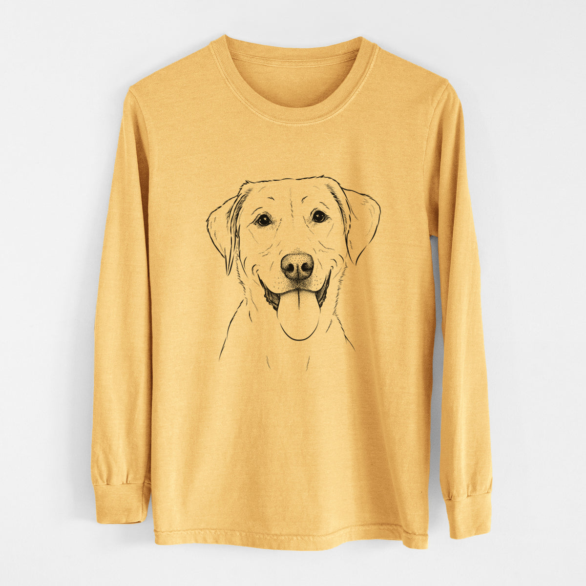 Bare Daisy the Labrador Retriever - Heavyweight 100% Cotton Long Sleeve