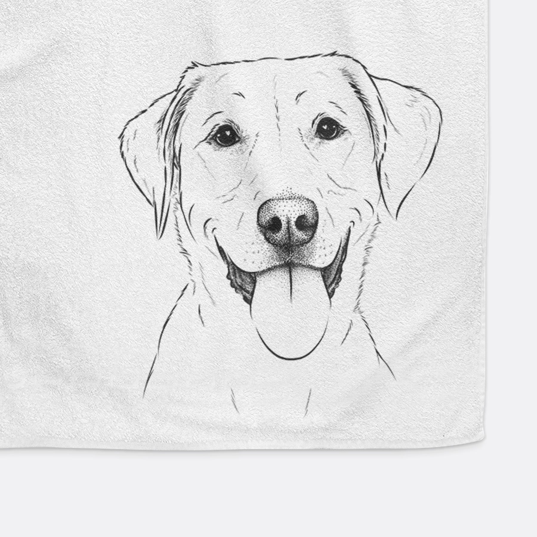 Daisy the Labrador Retriever Decorative Hand Towel