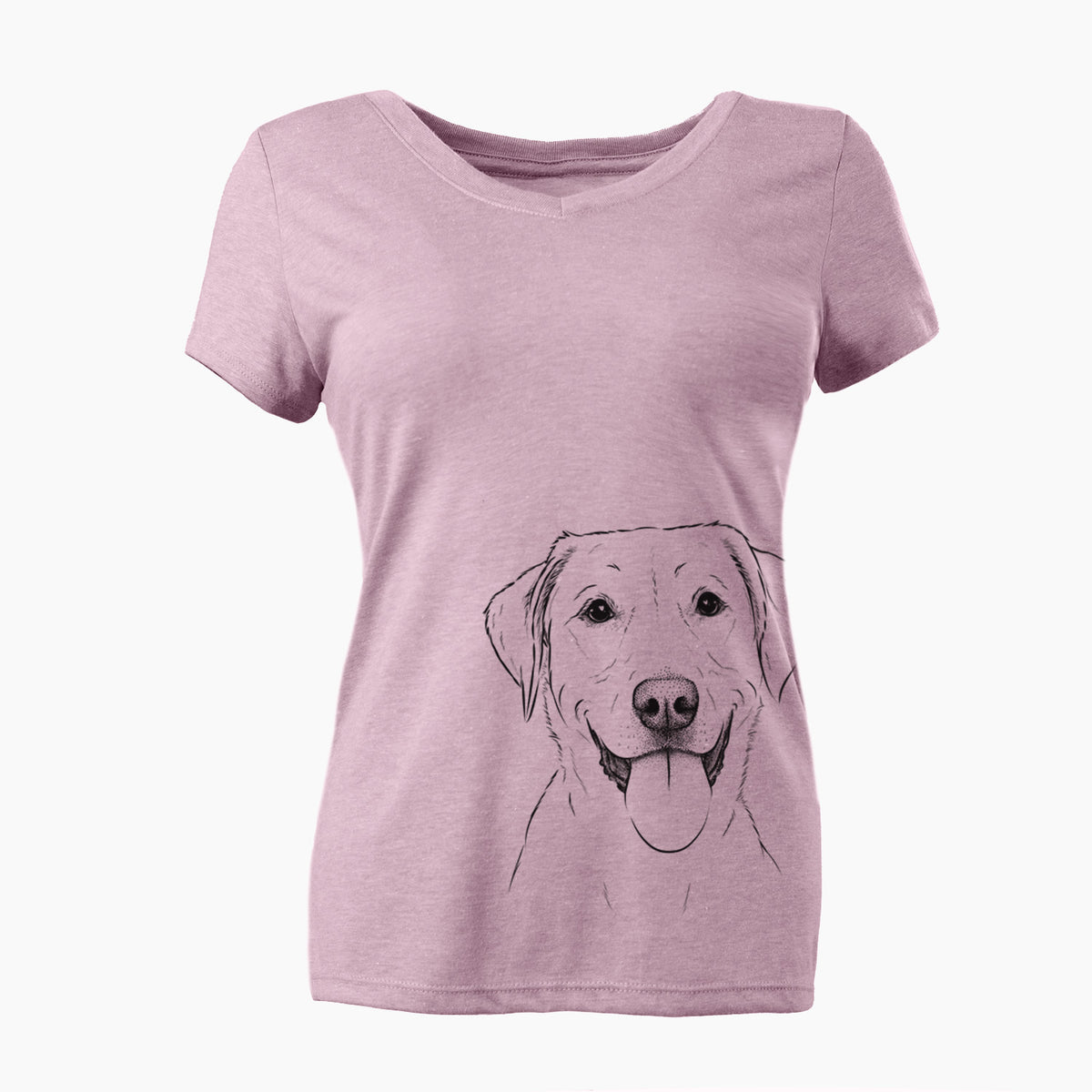 Bare Daisy the Labrador Retriever - Women's V-neck Shirt