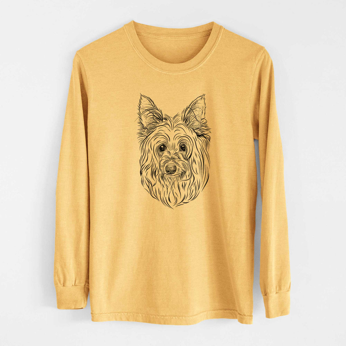 Bare Daisy May the Silky Terrier - Heavyweight 100% Cotton Long Sleeve