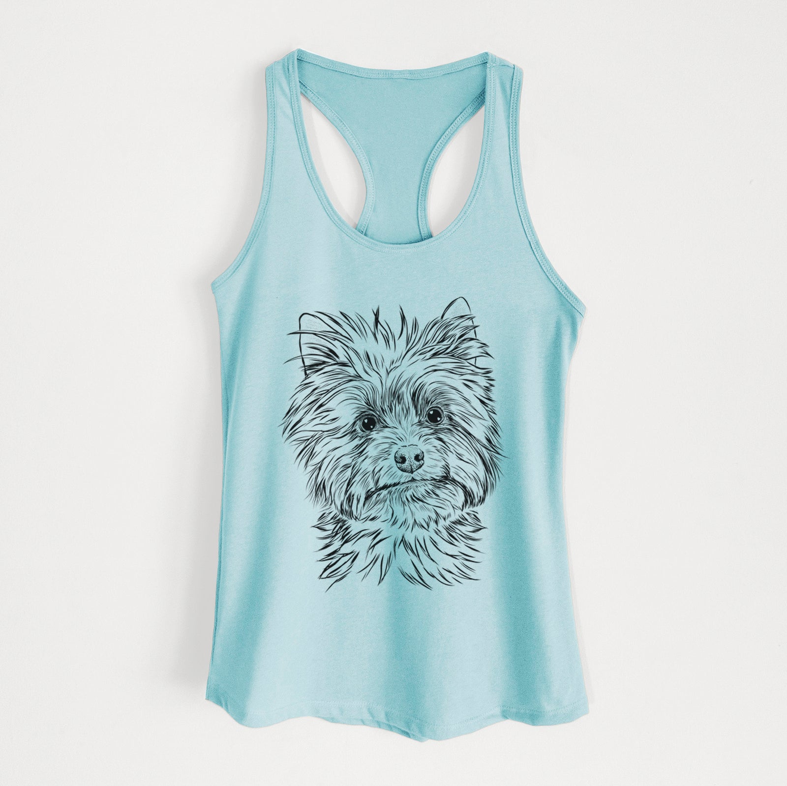 Dakota the Yorkshire Terrier - Women's Racerback Tanktop