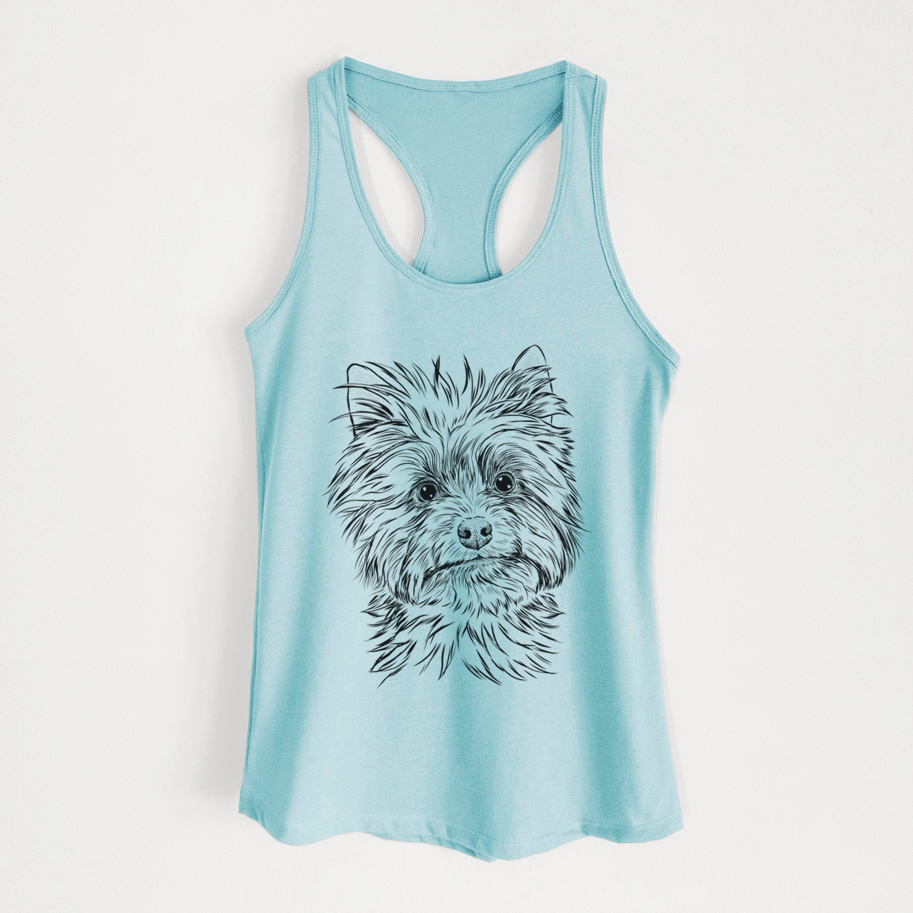 Dakota the Yorkshire Terrier - Women's Racerback Tanktop