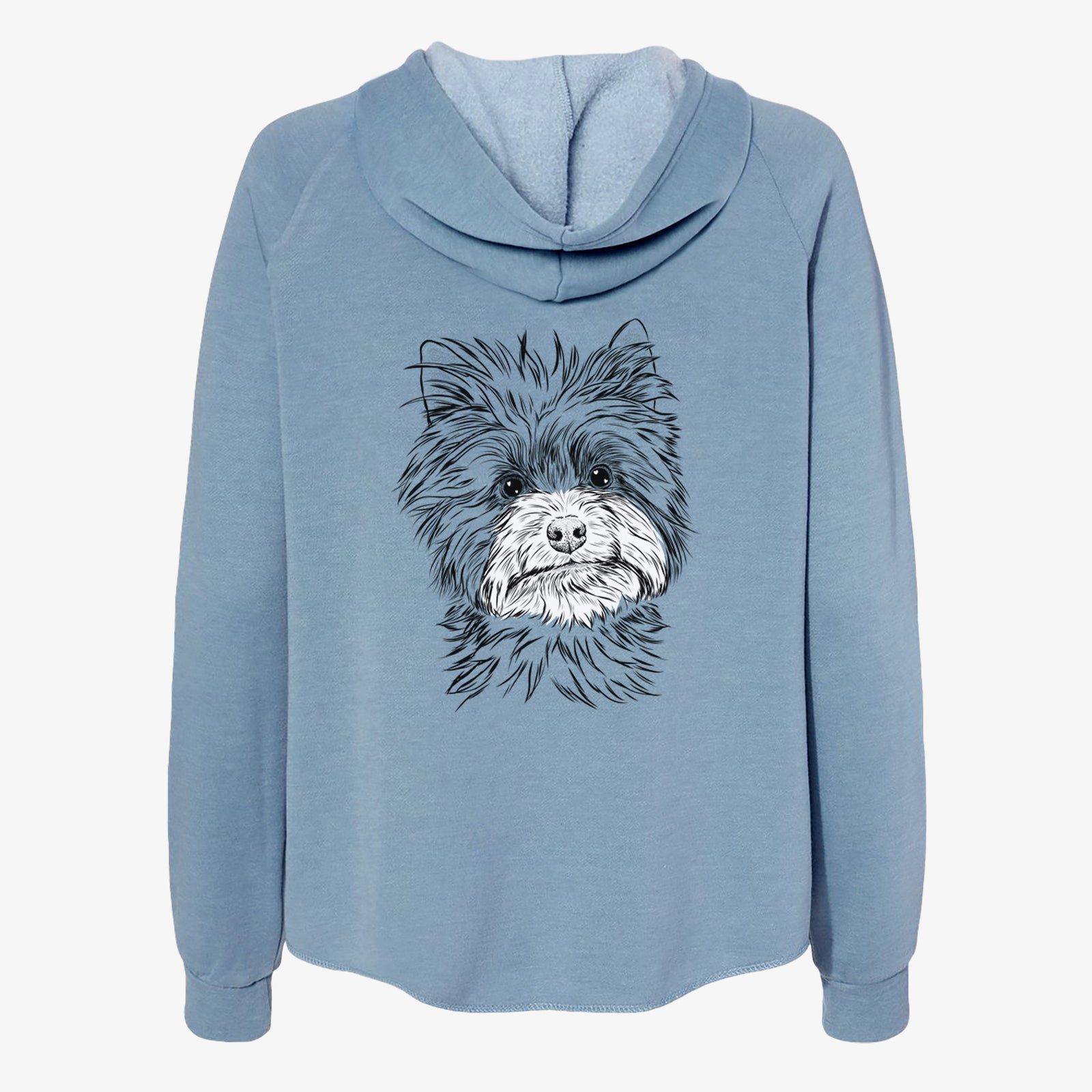 Dakota the Yorkshire Terrier - Women's Cali Wave Zip-Up Sweatshirt