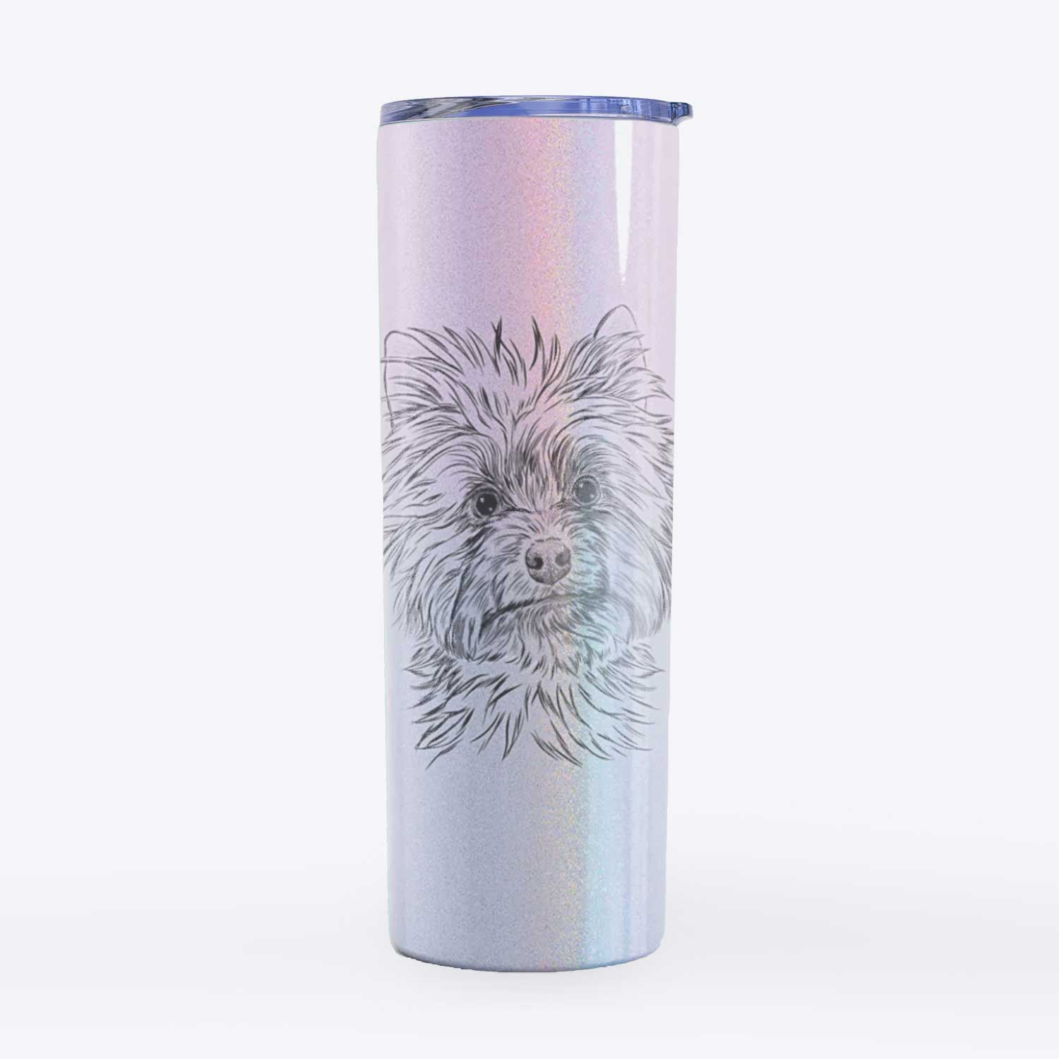 Dakota the Yorkshire Terrier - 20oz Skinny Tumbler