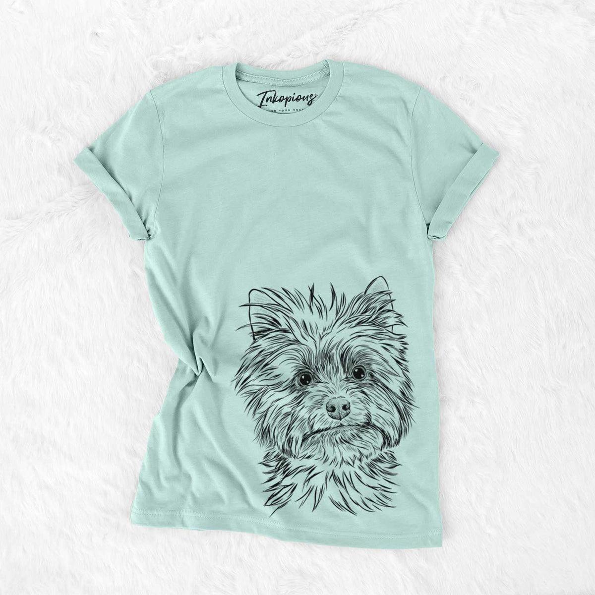 Bare Dakota the Yorkshire Terrier - Unisex Crewneck