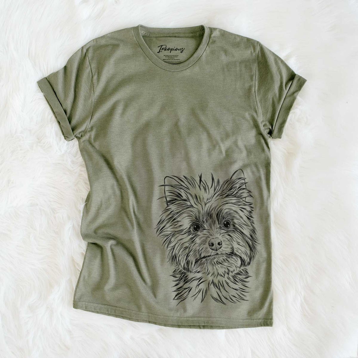 Bare Dakota the Yorkshire Terrier - Unisex Crewneck