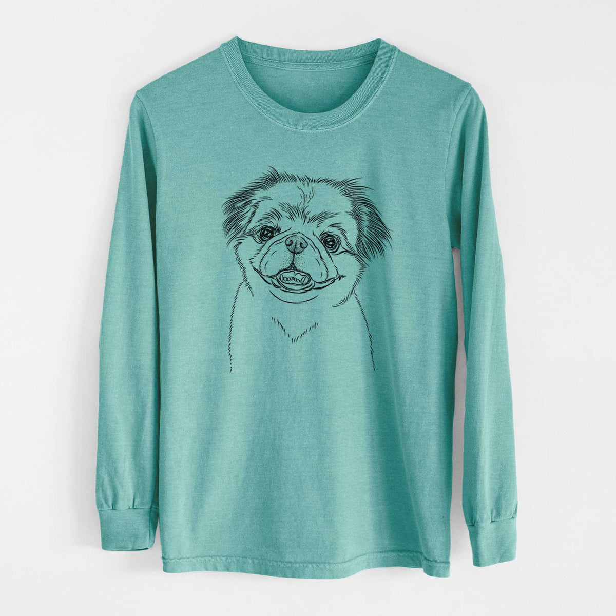 Bare Danny the Pekingese - Heavyweight 100% Cotton Long Sleeve