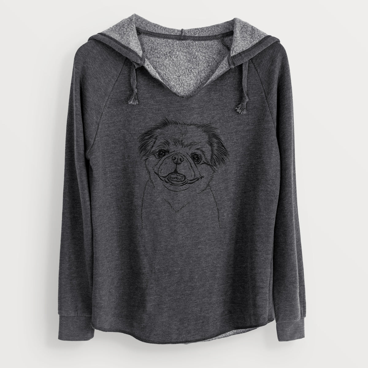 Bare Danny the Pekingese - Cali Wave Hooded Sweatshirt