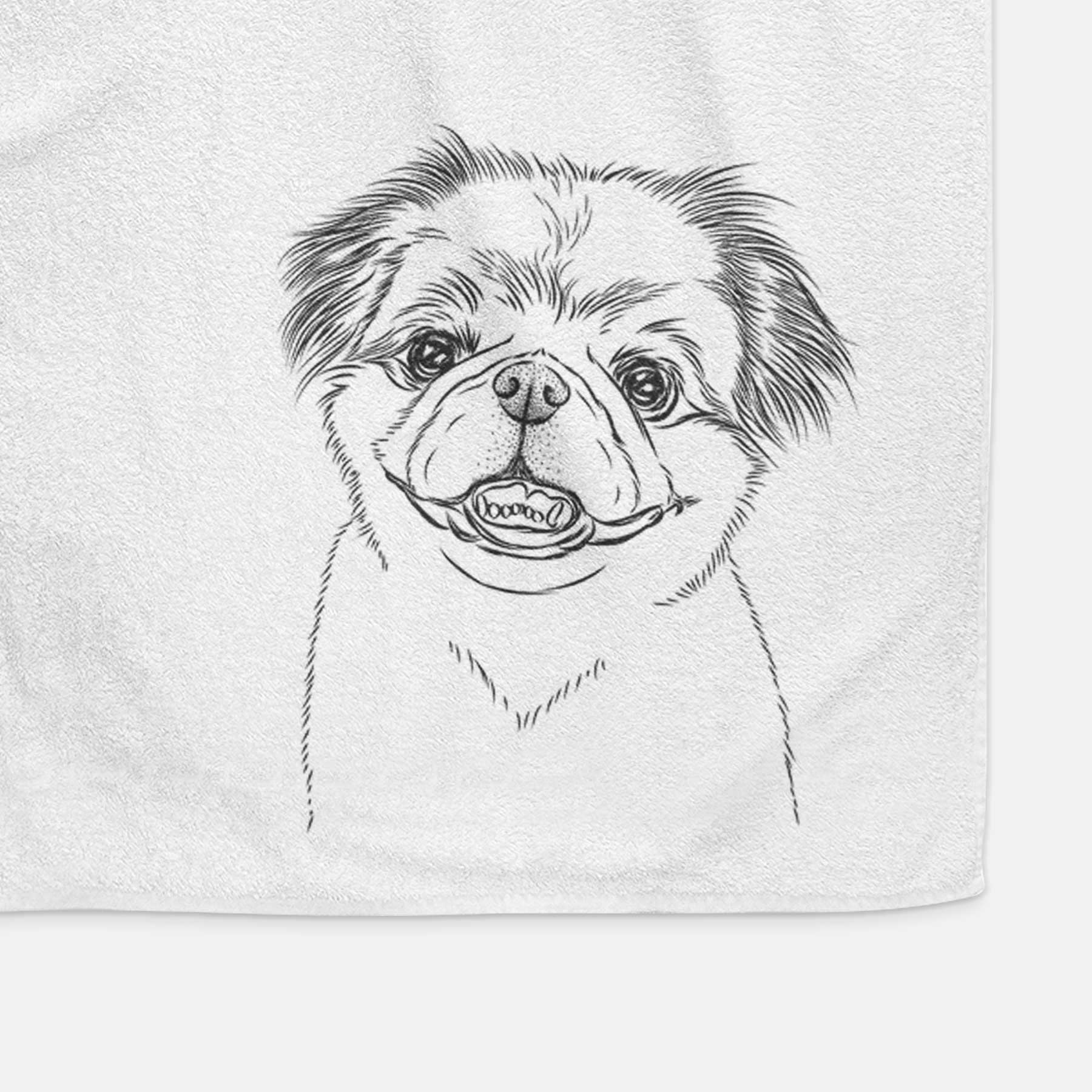 Danny the Pekingese Decorative Hand Towel