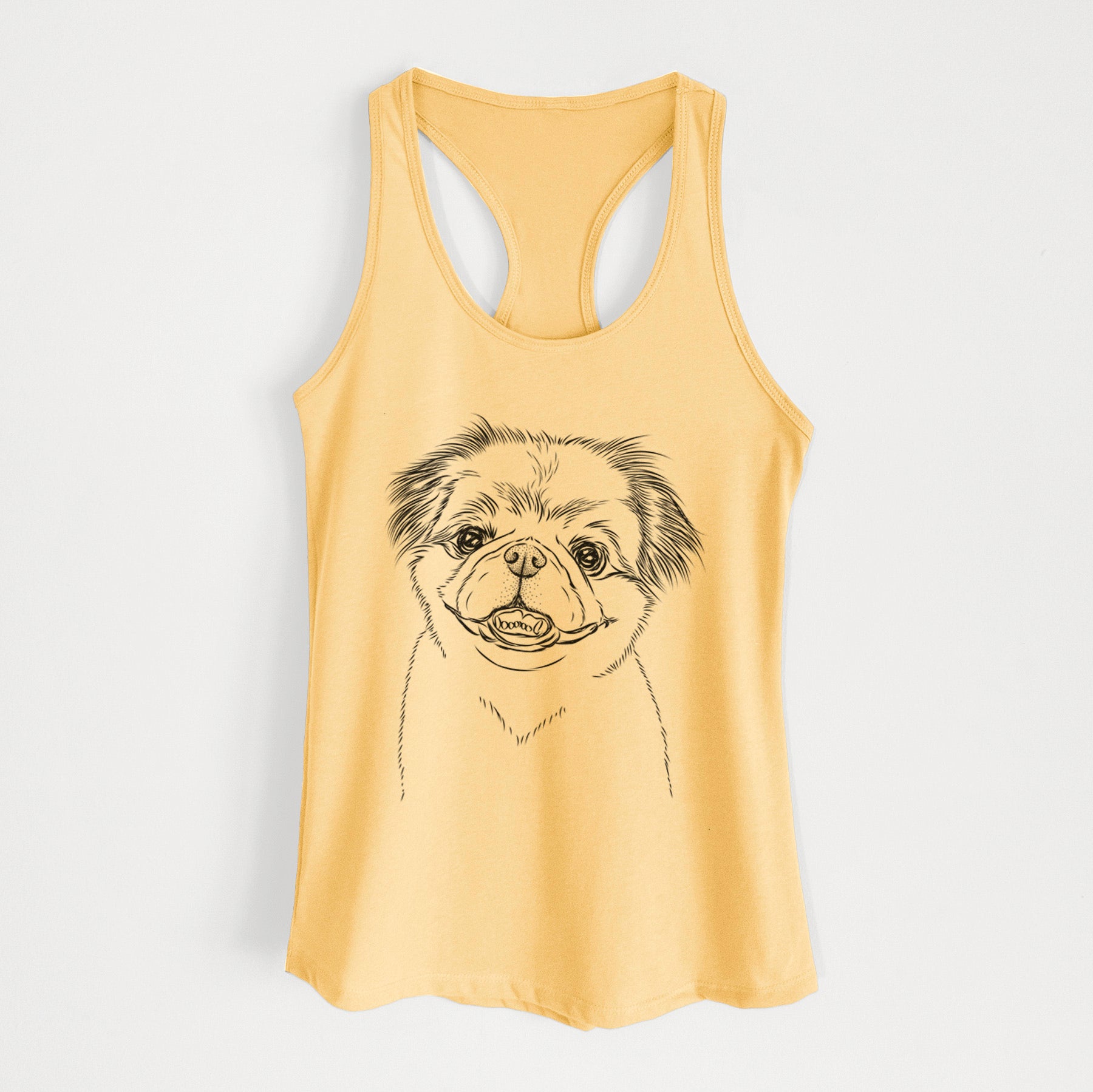 Danny the Pekingese - Women's Racerback Tanktop