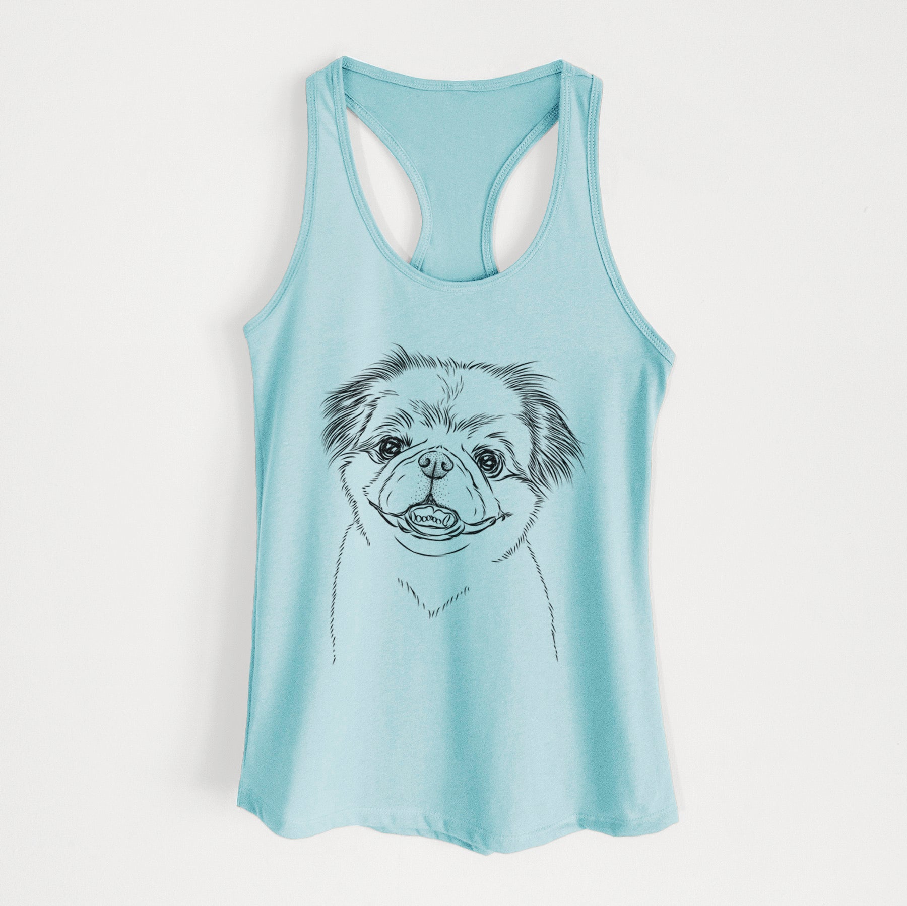 Danny the Pekingese - Women's Racerback Tanktop