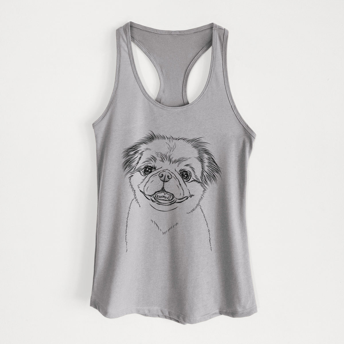 Danny the Pekingese - Women&#39;s Racerback Tanktop