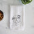 Darling Chloe the Pug Decorative Hand Towel