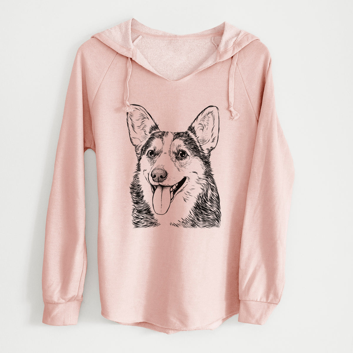 Bare Darma the Corgi - Cali Wave Hooded Sweatshirt