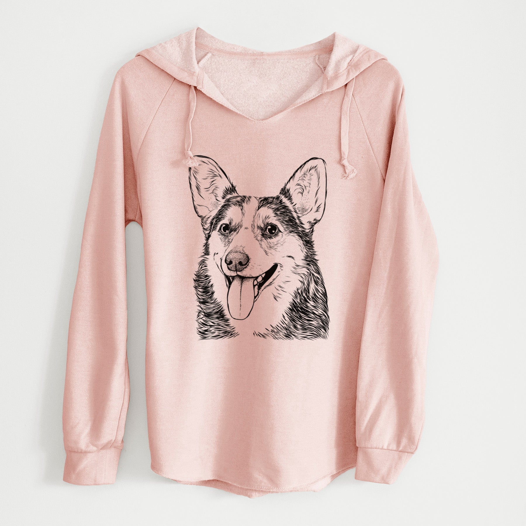Bare Darma the Corgi - Cali Wave Hooded Sweatshirt