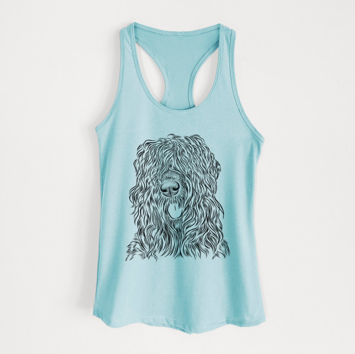 Darryl the Black Russian Terrier - Women's Racerback Tanktop