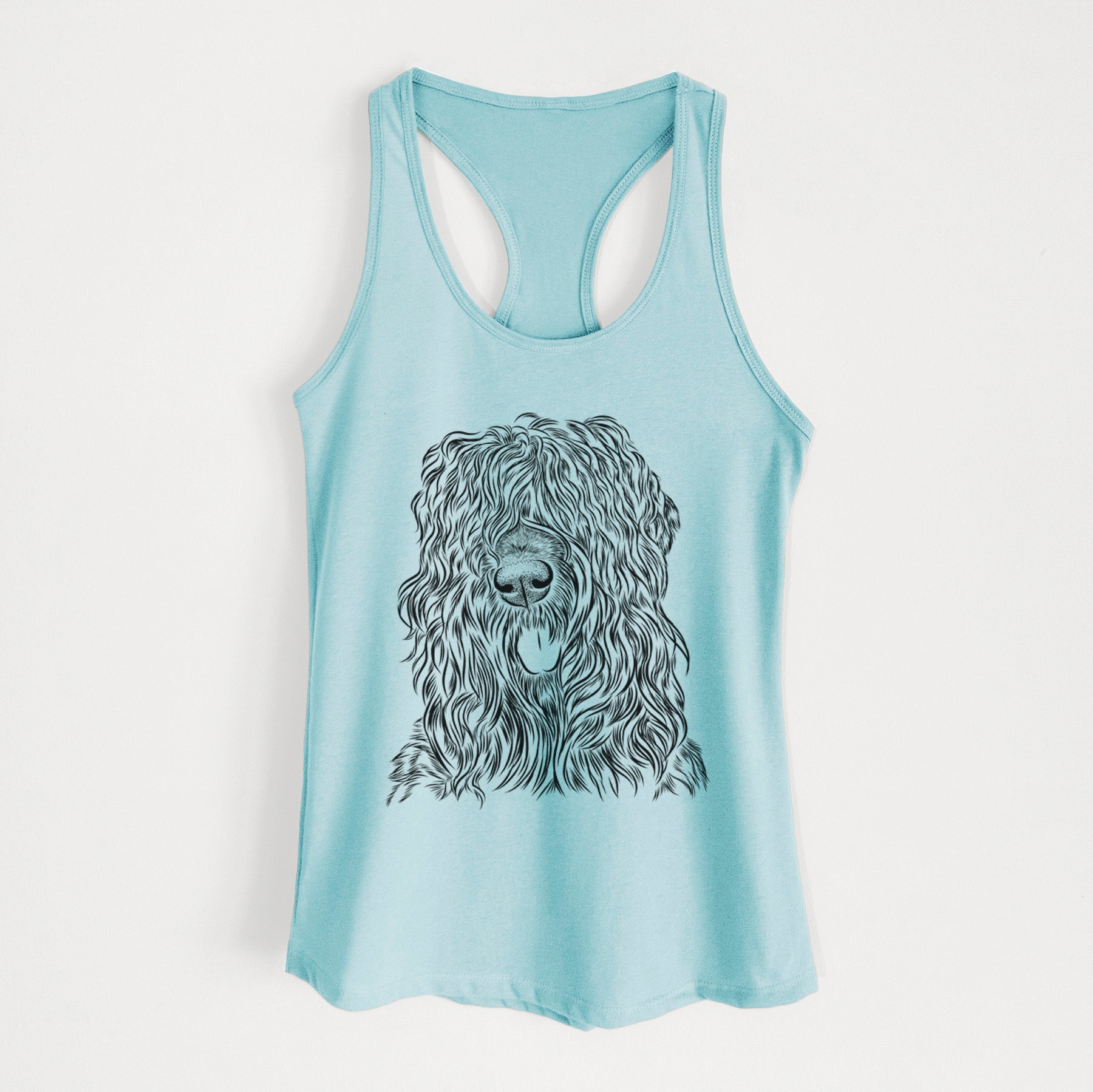 Darryl the Black Russian Terrier - Women's Racerback Tanktop