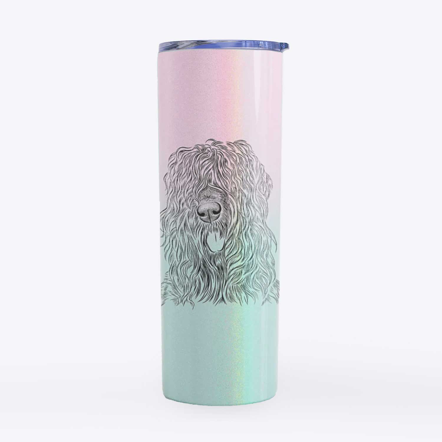 Darryl the Black Russian Terrier - 20oz Skinny Tumbler