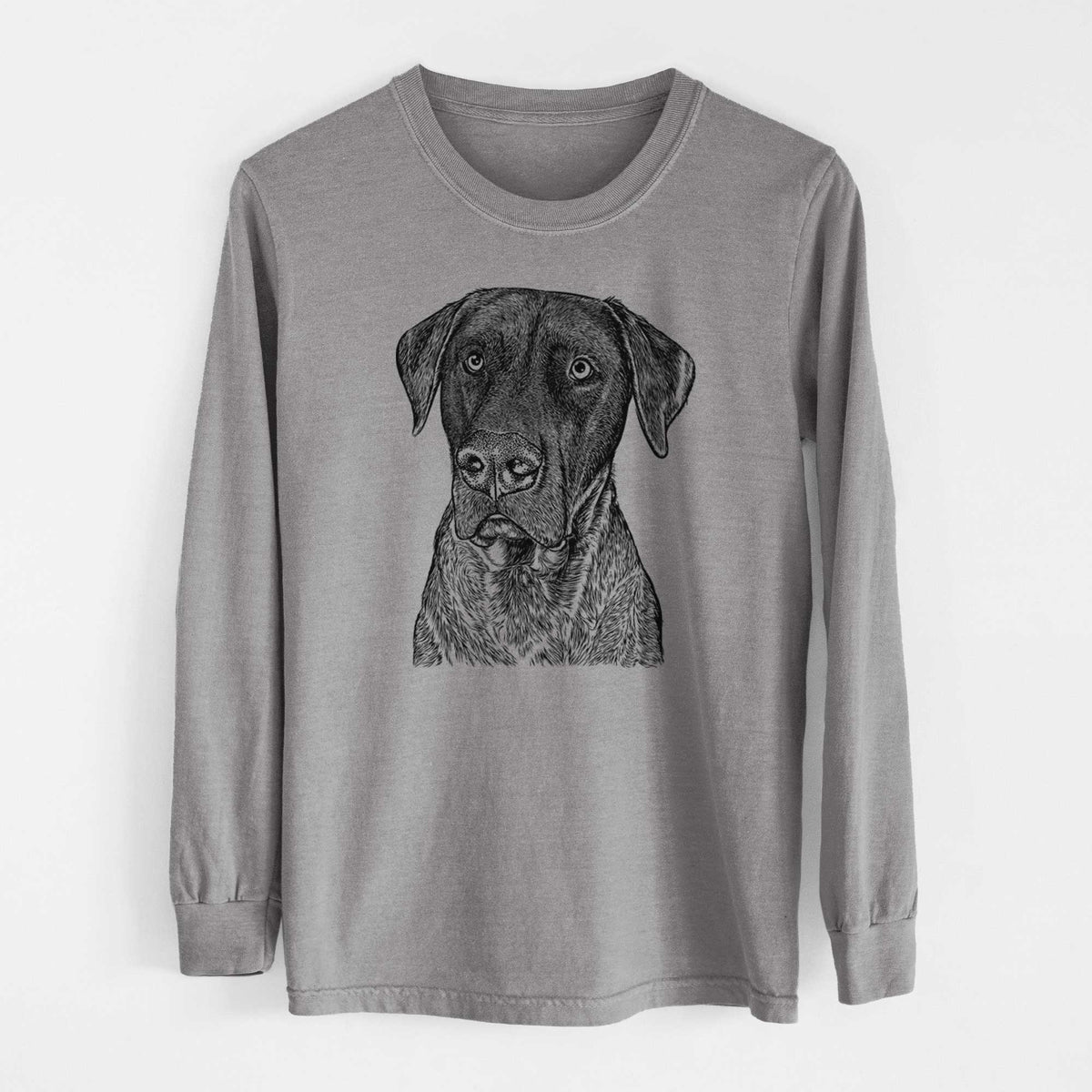 Bare David the Boxador - Heavyweight 100% Cotton Long Sleeve