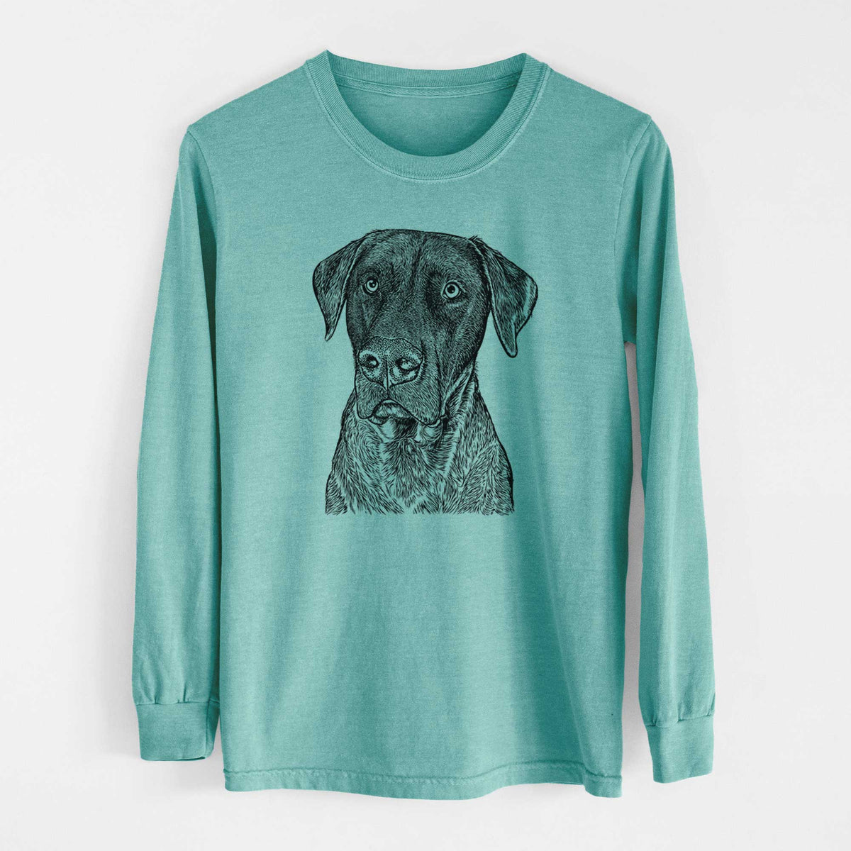 Bare David the Boxador - Heavyweight 100% Cotton Long Sleeve