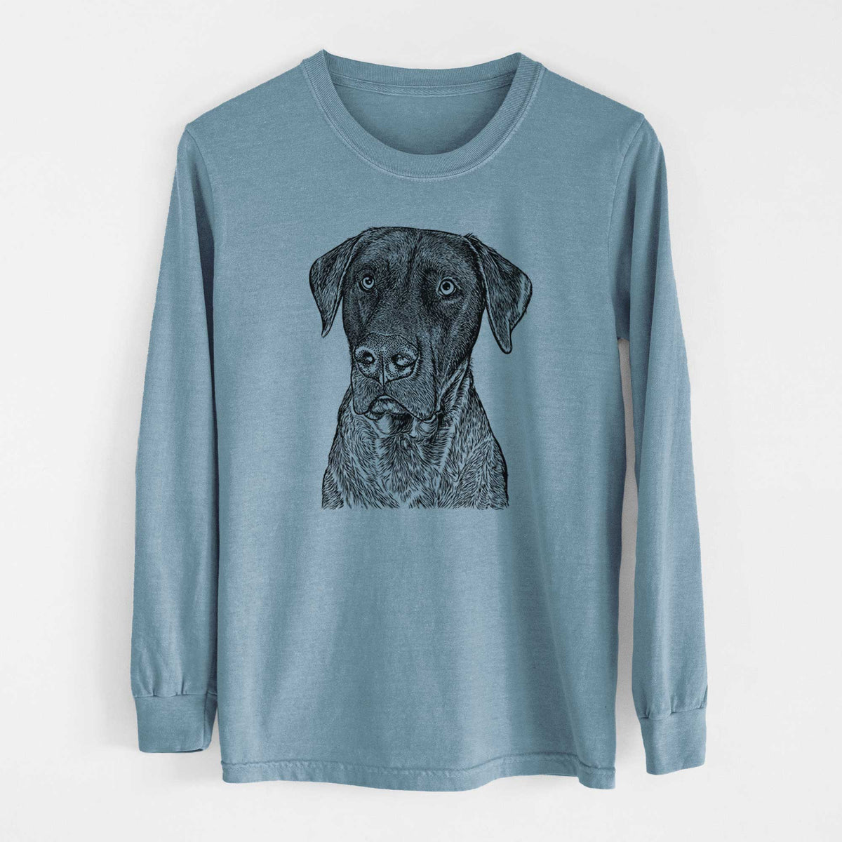 Bare David the Boxador - Heavyweight 100% Cotton Long Sleeve