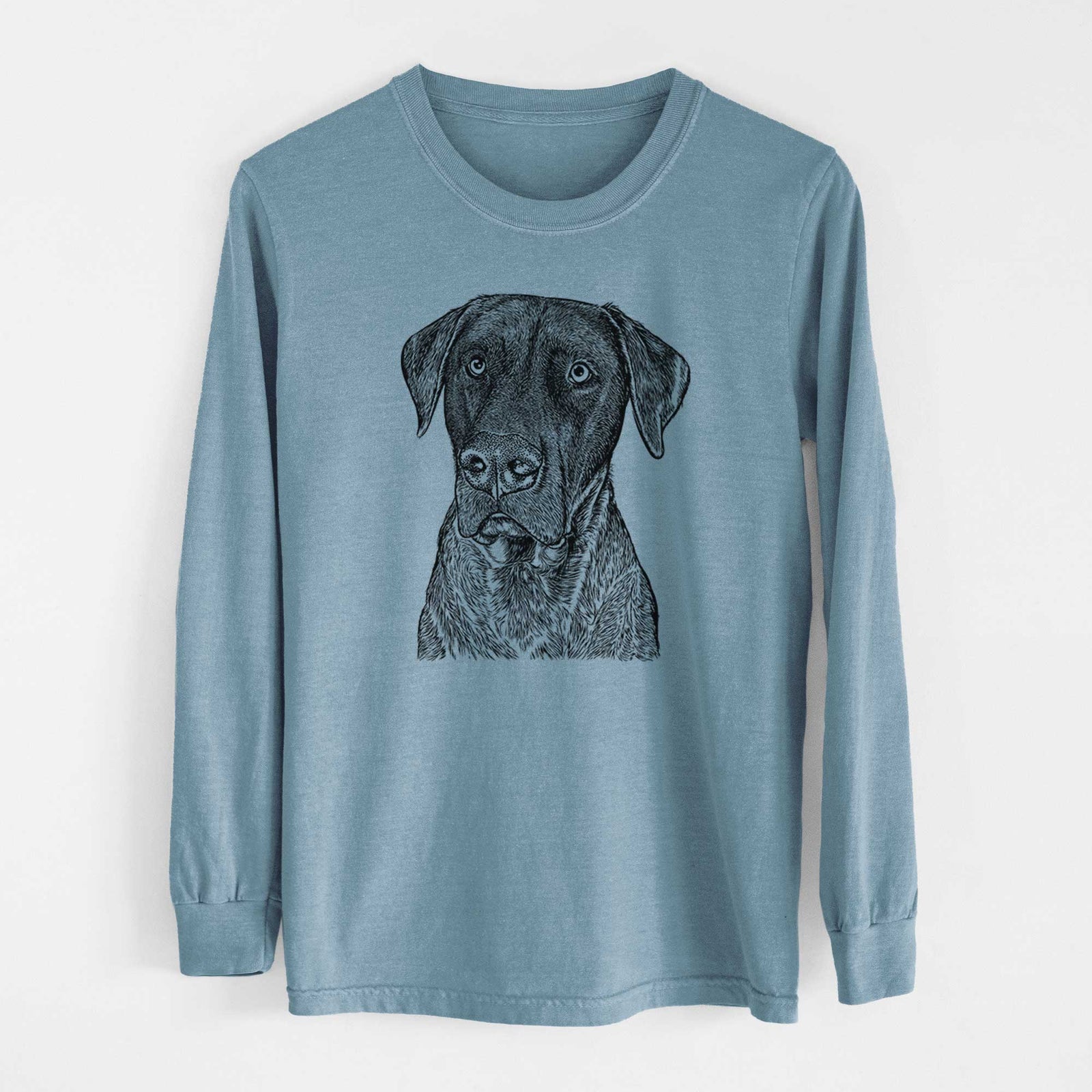 Bare David the Boxador - Heavyweight 100% Cotton Long Sleeve