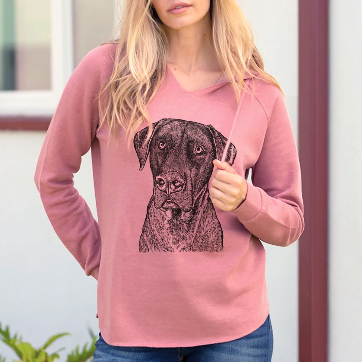 Bare David the Boxador - Cali Wave Hooded Sweatshirt