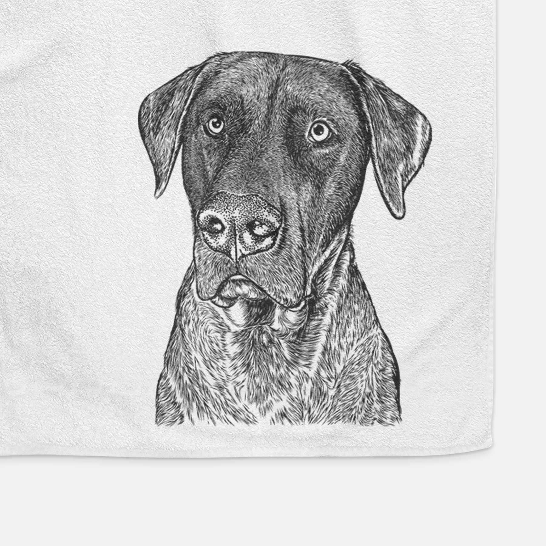 David the Boxador Decorative Hand Towel