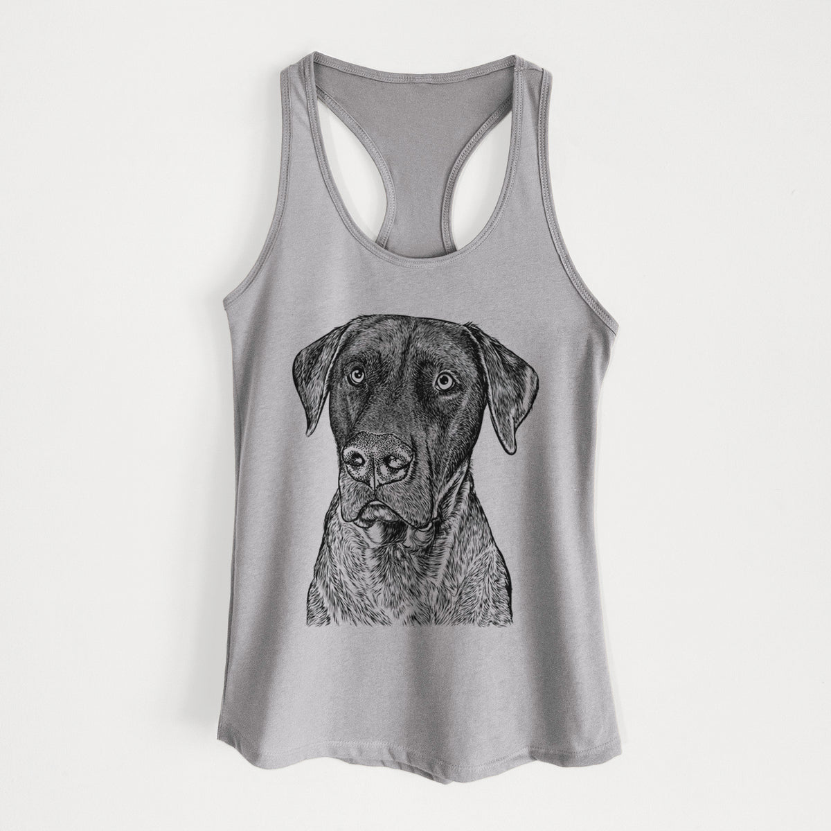 David the Boxador - Women&#39;s Racerback Tanktop