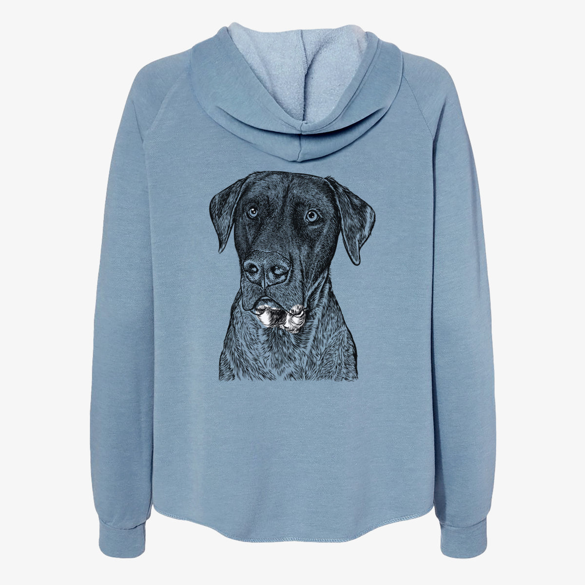 David the Boxador - Women's Cali Wave Zip-Up Sweatshirt