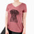 Bare David the Boxador - Women's V-neck Shirt