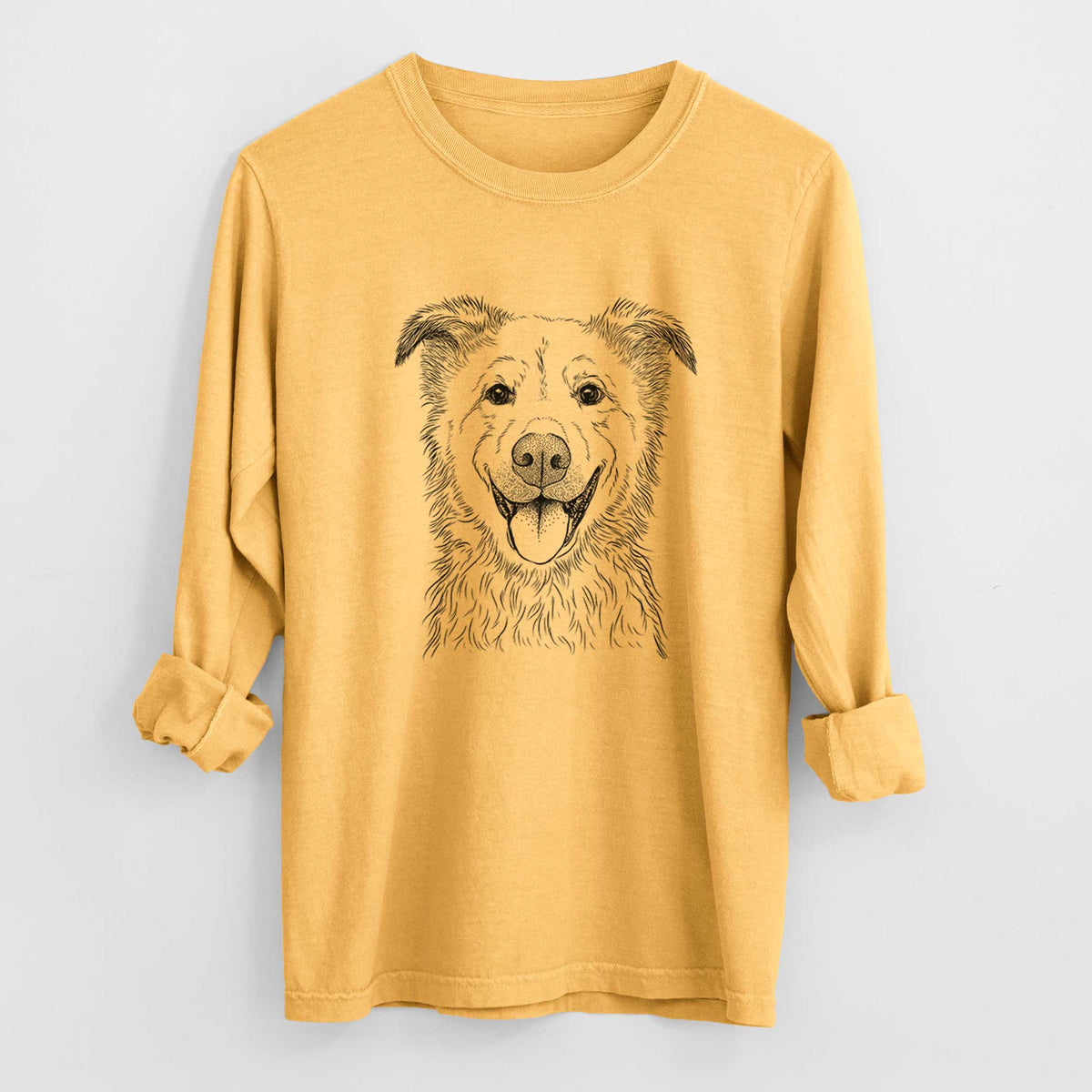 Bare Dawson the Mixed Breed - Heavyweight 100% Cotton Long Sleeve