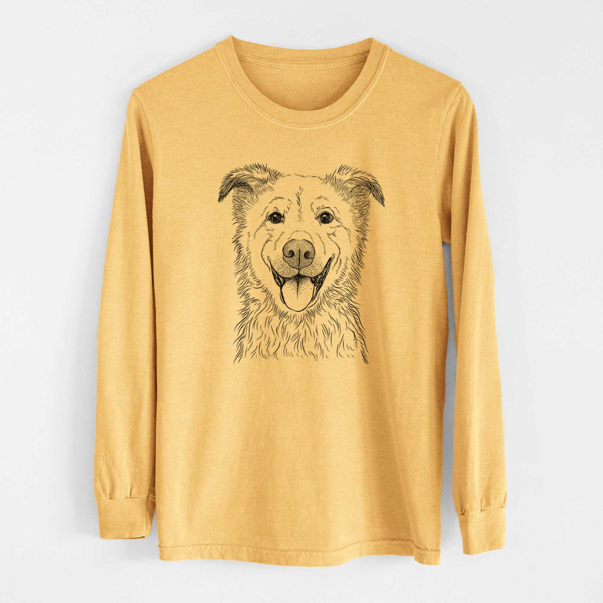 Bare Dawson the Mixed Breed - Heavyweight 100% Cotton Long Sleeve