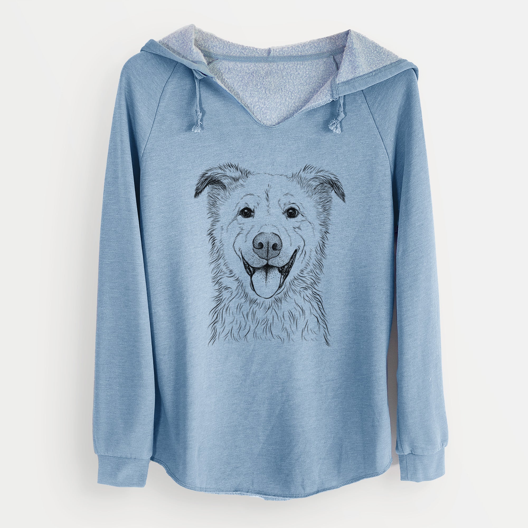 Bare Dawson the Mixed Breed - Cali Wave Hooded Sweatshirt